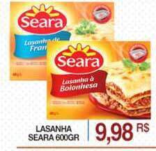 Mercadão Atacadista Lasanha Seara 600g oferta