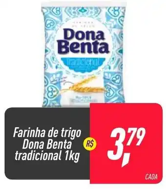 Frangolândia Farinha de trigo Dona Benta 1kg oferta