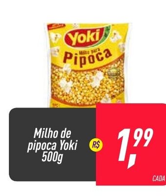 Frangolândia Milho de pipoca Yoki 500g oferta