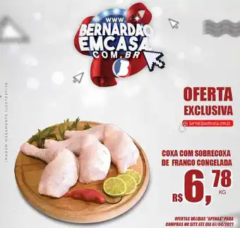 Supermercado Bernardão Coxa Com Sobrecoxa De Frango Congelada oferta