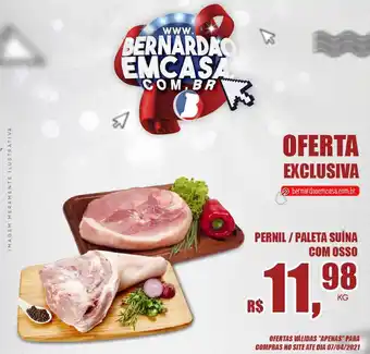 Pernil Paleta Suína Com Osso 1kg