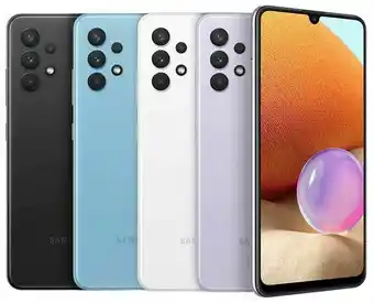 DB Supermercados Smartphone samsung galaxy a32 4g 128gb az, bco, pto, vio oferta