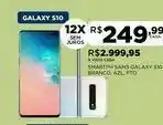 DB Supermercados Smartph sams galaxy s10 branco, azl, pto oferta