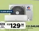 Cond ar gree split 12000btus