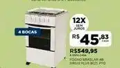DB Supermercados Fogão braslar 4b sirius plus bco, pto oferta
