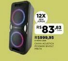 Caixa acustica pcx5600 bivolt preta
