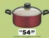 Cacarola tram caribe vm tp vidro 18cm