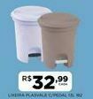 DB Supermercados Lixeira plasvale c/pedal 13l 182 oferta
