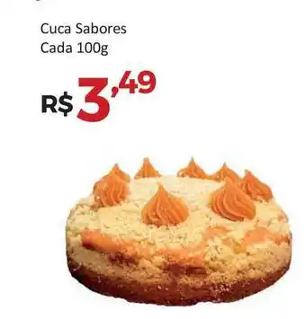 Villarreal Supermercados Cuca Sabores 100g oferta