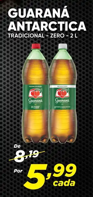 Dia GUARANÁ ANTARCTICA TRADICIONAL – ZERO - 2 L oferta