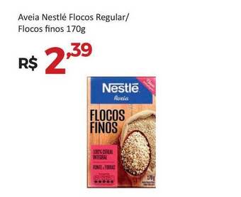 Villarreal Supermercados Aveia Nestlé Flocos Regular Flocos Finos 170g oferta