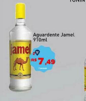 Tonin Superatacado Aguardente Jamel 910ml oferta