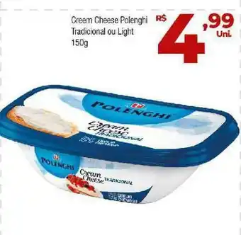 Creem Cheese Polenghi Tradicional Ou Light 150g