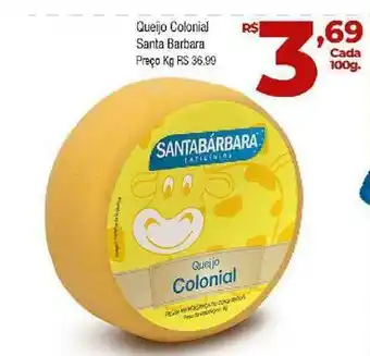 Queijo Colonial Santa Barbara