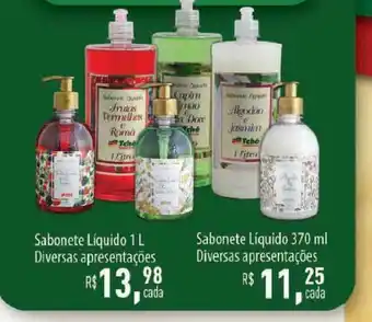 Tchê Farmácias Sabonete Líquido 370ml oferta