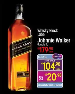 Muffato Whisky Black Label Johnnie Walker Garrafa IL oferta
