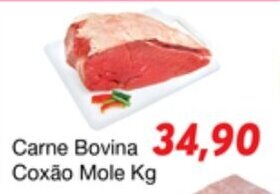 Chama Supermercados Carne Bovina Coxao Mole 1kg oferta