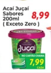 Acai Jucai Sabores 200ml