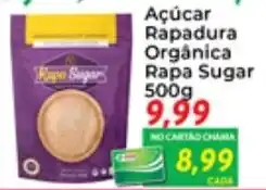 Chama Supermercados Acucar Rapadura Organica Rapa Sugar 500g oferta