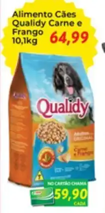 Chama Supermercados Alimento Caes Qualidy Carne e Frango 10.1kg oferta