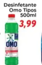 Chama Supermercados Desinfetante Omo tipos 500ml oferta