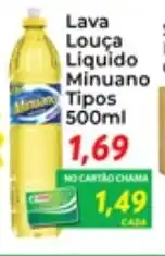 Lava Louca Liquido Minuano tipos 500ml