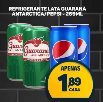 Dom Atacadista REFRIGERANTE LATA GUARANÁ ANTARCTICA/PEPSI-269ML oferta