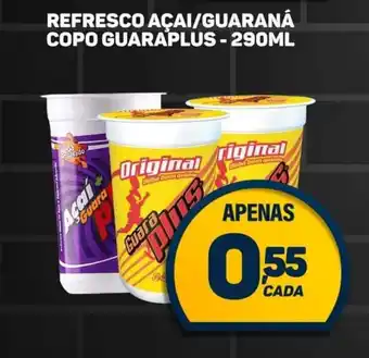Dom Atacadista REFRESCO AÇAI/GUARANÁ COPO GUARAPLUS-290ML oferta