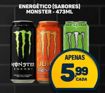 Dom Atacadista Energetico (sabores) Monster 473ml oferta