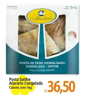 Posta Saithe Alavário Congelada Caixeta com 1kg