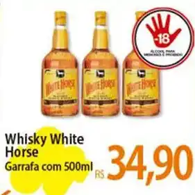 Atacadão Whisky White Horse Garrafa com 500ml oferta