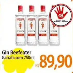 Atacadão Gin Beefeater Garrafa com 750ml oferta