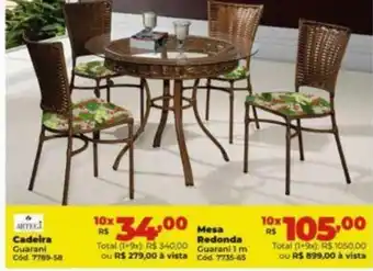 Lojas Becker Cadeira Guarani oferta