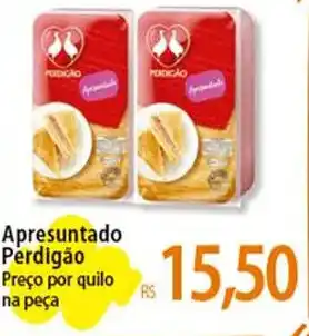 Atacadão Apresuntado Perdigão Preço por quilo na peça oferta