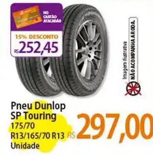 Atacadão Pneu Dunlop SP Touring 175/70 oferta