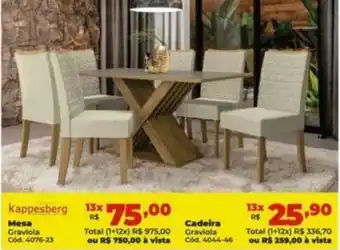 Lojas Becker Kappesberg Mesa Graviola oferta