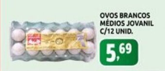 Federzoni Supermercados Ovos Brancos Medios Jovanil c/12 unid. oferta