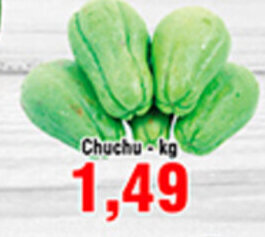 Shibata Supermercados Chuchu 1kg oferta