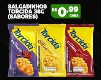 CenterBox SALGADINHOS TORCIDA 38G (SABORES) oferta