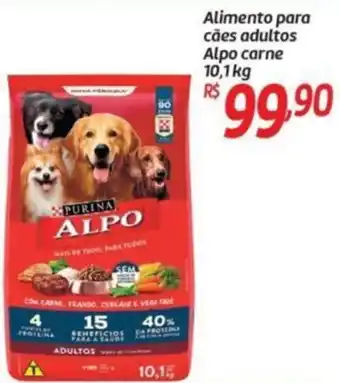 Comper Alimento para cães adultos Alpo carne 10,1 kg oferta