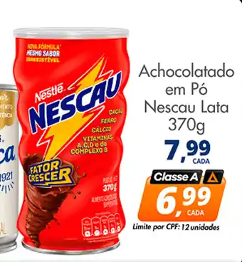 Delta Supermercados Achocolatado em Pó Nescau Lata 370g oferta