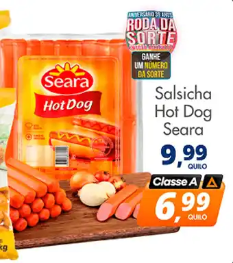 Delta Supermercados Salsicha Hot Dog Seara oferta