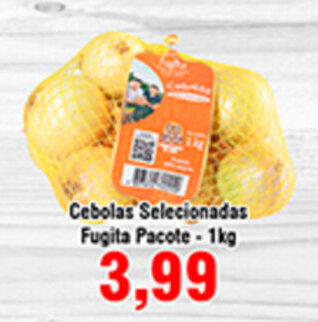 Shibata Supermercados Cebolas Selecionades Fugita Pacote 1kg oferta