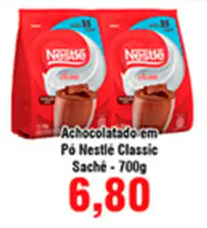 Shibata Supermercados Achocolatado em po Nestle Classic 700g oferta