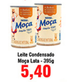 Shibata Supermercados Leite condensado Moca lata 395g oferta