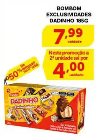 Roldão BOMBOM EXCLUSIVIDADES DADINHO 185G oferta