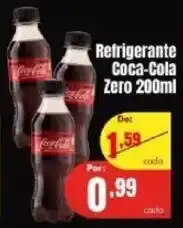 Barbosa Supermercados Refrigerante Coca-Cola Zero 200ml oferta