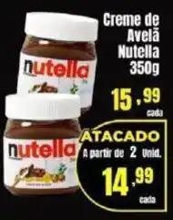 Barbosa Supermercados Creme de Avelã Nutella 350g oferta