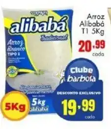 Barbosa Supermercados Arroz Alibabá T1 5Kg oferta