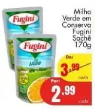 Milho Verde em Conserva Fugini Sachê 170g